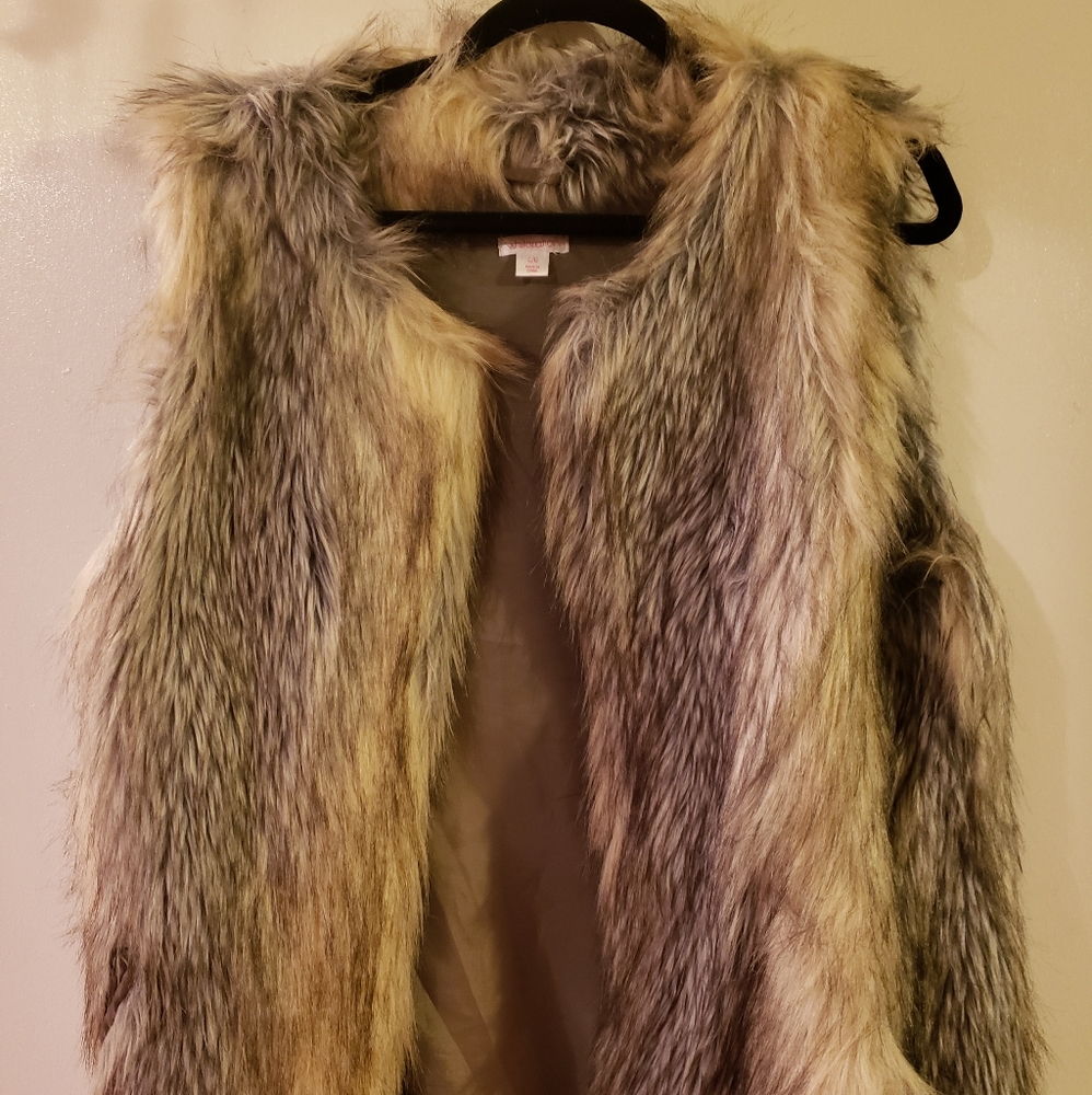 Faux fur Vest Jacket